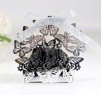 Blume Schmetterling Schillerndes Papier. Reflektieren Des Material Hochzeit Bankett Geschenk Taschen sku image 8