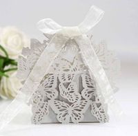Flower Butterfly Iridescent Paper. Reflective Material Wedding Banquet Gift Bags sku image 16