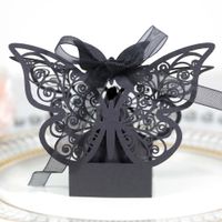 Bow Knot Iridescent Paper 210g Wedding Banquet Gift Bags sku image 18