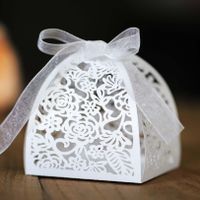 Valentine's Day Flower Paper Wedding Banquet Gift Bags sku image 5