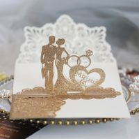 Sweet Double Heart Letter Iridescent Paper Wedding sku image 5