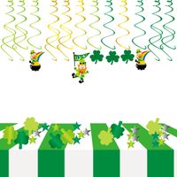St. Patrick Simple Style Classic Style Color Block Paper Holiday Daily Decorative Props sku image 1