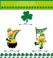 St. Patrick Simple Style Classic Style Color Block Paper Holiday Daily Decorative Props main image 4