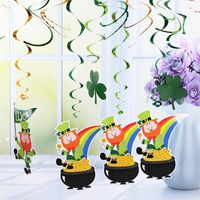 St. Patrick Simple Style Classic Style Color Block Paper Holiday Daily Decorative Props main image 1