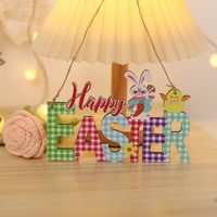 Easter Cute Letter Wood Party Decorative Props main image 5