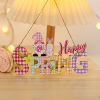 Easter Cute Letter Wood Party Decorative Props main image 4