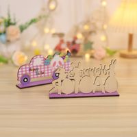 Easter Simple Style Classic Style Letter Wood Party Decorative Props main image 4