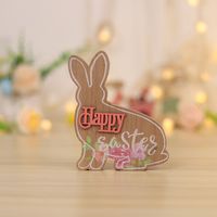 Easter Cute Rabbit Wood Party Decorative Props sku image 2