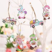 Easter Simple Style Classic Style Color Block Wood Holiday Daily Decorative Props main image 2