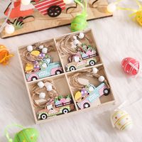 Easter Simple Style Classic Style Color Block Wood Holiday Daily Decorative Props sku image 2
