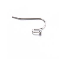 100 PCS/Package Stainless Steel Solid Color Hook Earring Findings Simple Style sku image 4