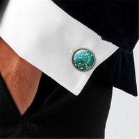 Casual Artistic Oil Painting Alloy Plating Unisex Cufflinks 1 Pair main image 2