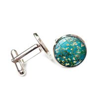 Casual Artistic Oil Painting Alloy Plating Unisex Cufflinks 1 Pair sku image 1