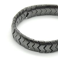 Simple Style Geometric Magnetic Material Polishing Unisex Bracelets main image 4