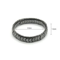 Simple Style Geometric Magnetic Material Polishing Unisex Bracelets main image 2
