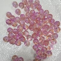 50 Pieces Diameter 10mm Glass Crack Beads sku image 11