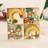 Simple Style Classic Style Color Block Wood Holiday Daily Decorative Props sku image 5