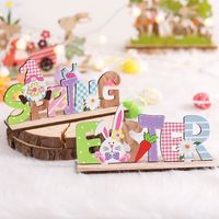 Easter Simple Style Classic Style Letter Wood Holiday Daily Decorative Props main image 6