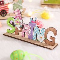 Easter Simple Style Classic Style Letter Wood Holiday Daily Decorative Props main image 4