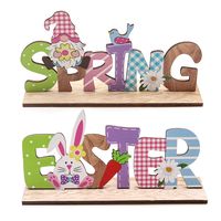 Easter Simple Style Classic Style Letter Wood Holiday Daily Decorative Props main image 2