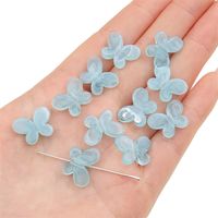 20 Pieces Arylic Butterfly Beads sku image 3