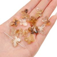 20 Pieces Arylic Butterfly Beads sku image 7