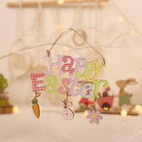 Easter Simple Style Classic Style Letter Wood Party Decorative Props sku image 4