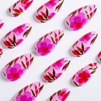 Sweet Cartoon Flower Abs Nail Patches 1 Set main image 4