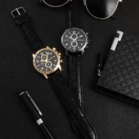 Business Geometric Buckle Quartz Men's Watches main image 5