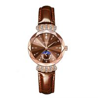Elegant Geometric Jewelry Buckle Quartz Women's Watches sku image 1