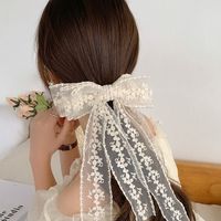 Women's Casual Sweet Flower Cloth Hair Clip main image 5