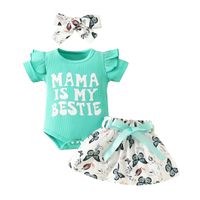 Simple Style Color Block Cotton Baby Clothing Sets sku image 9