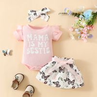 Simple Style Color Block Cotton Baby Clothing Sets main image 3