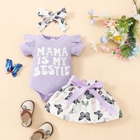 Simple Style Color Block Cotton Baby Clothing Sets main image 5
