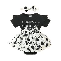 Basic Farbblock Baumwolle Baby Kleidung Sets main image 4