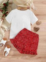 Simple Style Round Dots Cotton Baby Clothing Sets main image 3