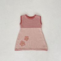 Pastoral Round Dots Flower Cotton Baby Clothing Sets sku image 4
