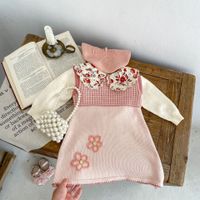 Pastoral Round Dots Flower Cotton Baby Clothing Sets main image 2