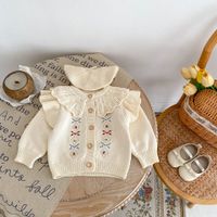 Pastoral Color Block Cotton Baby Clothing Sets main image 1