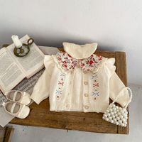 Pastoral Color Block Cotton Baby Clothing Sets main image 5