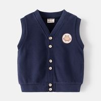 Casual Solid Color Cotton Blend Baby Clothing Sets sku image 8