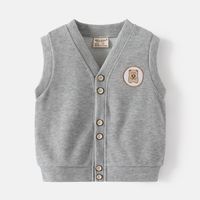 Casual Solid Color Cotton Blend Baby Clothing Sets main image 2