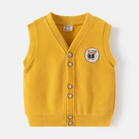 Casual Solid Color Cotton Blend Baby Clothing Sets sku image 4