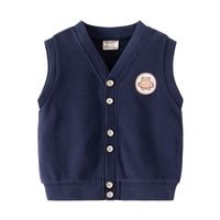 Casual Solid Color Cotton Blend Baby Clothing Sets main image 5