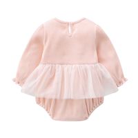 Casual Classic Style Solid Color Cotton Baby Rompers main image 3