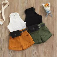 Simple Style Solid Color Cotton Baby Clothing Sets main image 1