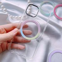 Simple Style Circle Plastic Mobile Phone Holder sku image 1