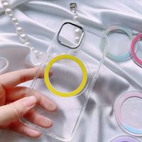 Simple Style Circle Plastic Mobile Phone Holder main image 2