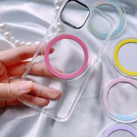 Simple Style Circle Plastic Mobile Phone Holder main image 4