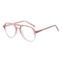 Simple Style Solid Color Pc Round Frame Full Frame Optical Glasses sku image 2